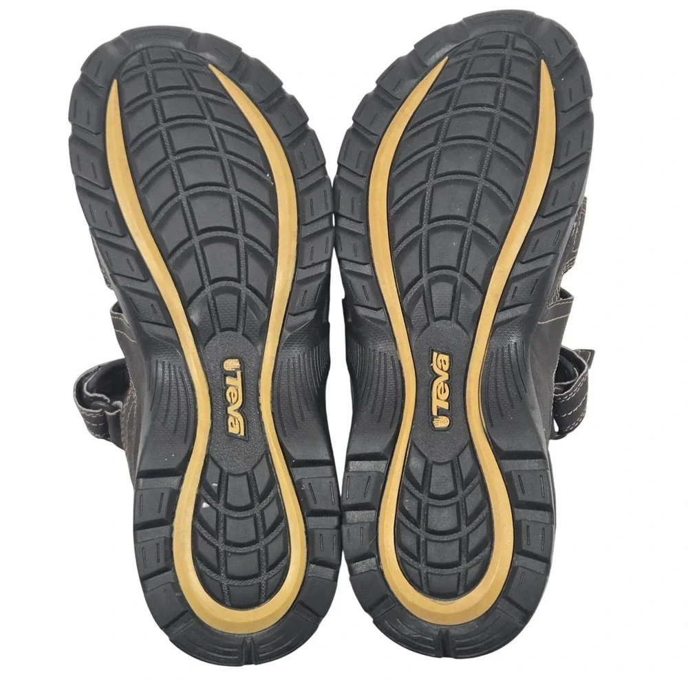 Teva Omnium Fisherman Sandals Mens 11 Brown Fair‎ 1001116 ShocPad Hiking Water